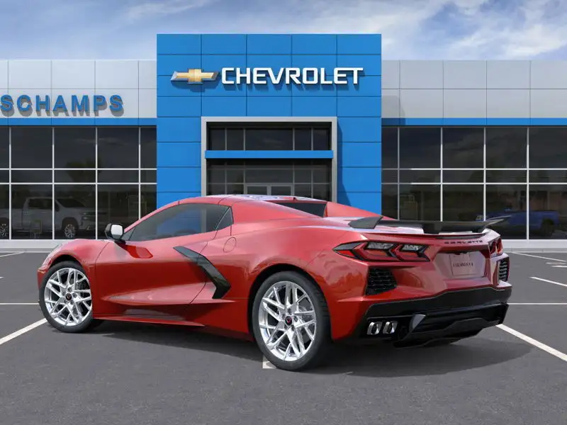 2026 Chevrolet Corvette 2LT, červená, 10 km, dovoz Kanada — foto 3 z 12