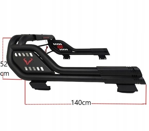 Orurowanie Paki Ford F-150 F150 Palak Roll Bar 2004-2025, Skladem v EU — foto 3 z 7