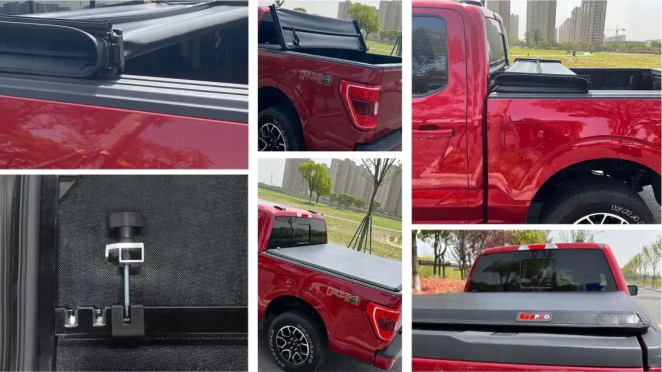 Pokrywa Paki Skladana Na 3 Miekka 5.5 Ft Ford F150 09-14, dovoz Skladem v EU — foto 5 z 6