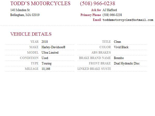 2018 Harley-Davidson, černá, dovoz USA — foto 11 z 11