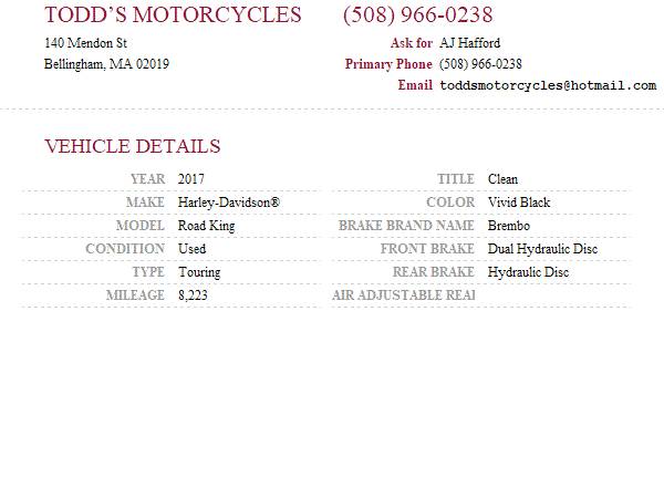 2017 Harley-Davidson, černá, dovoz USA — foto 11 z 11