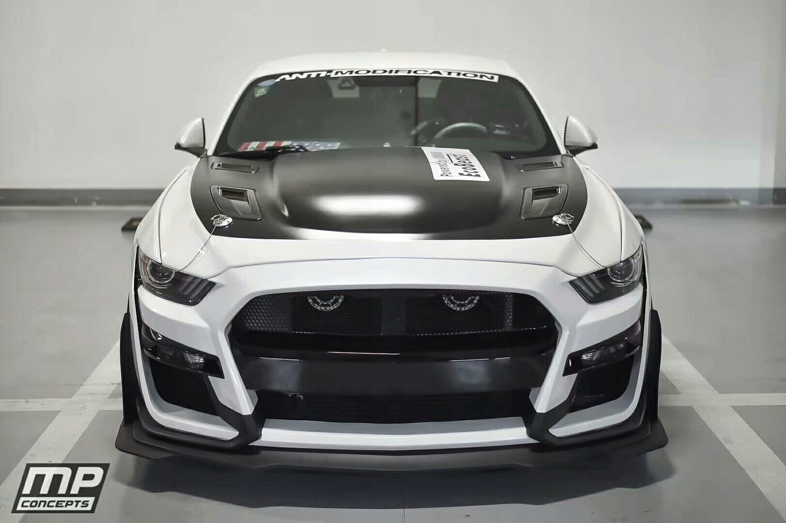 nárazník přední komplet GT500 Styl FORD MUSTANG 2015 2016 2017 GT V6 EB, dovoz Skladem v EU — foto 8 z 15