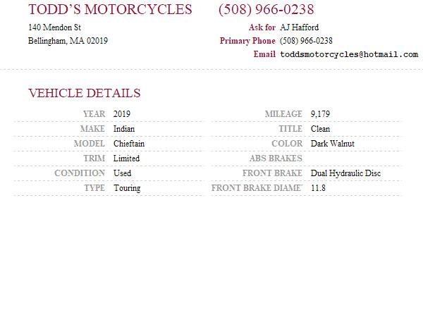 2019 Indian, dovoz USA — foto 2 z 2