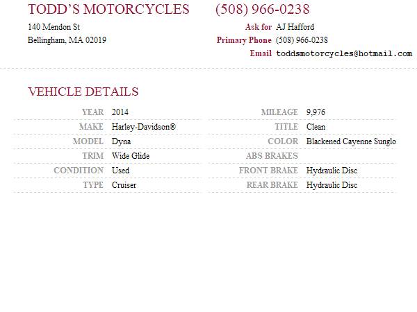 2014 Harley-Davidson, dovoz USA — foto 2 z 2