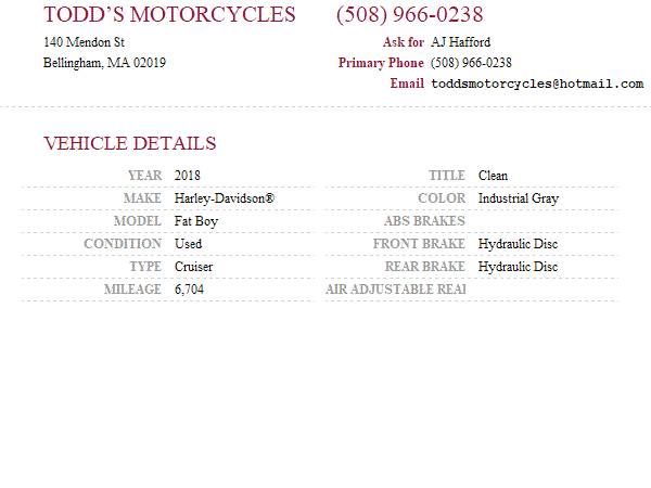 2018 Harley-Davidson, šedá, dovoz USA — foto 11 z 11
