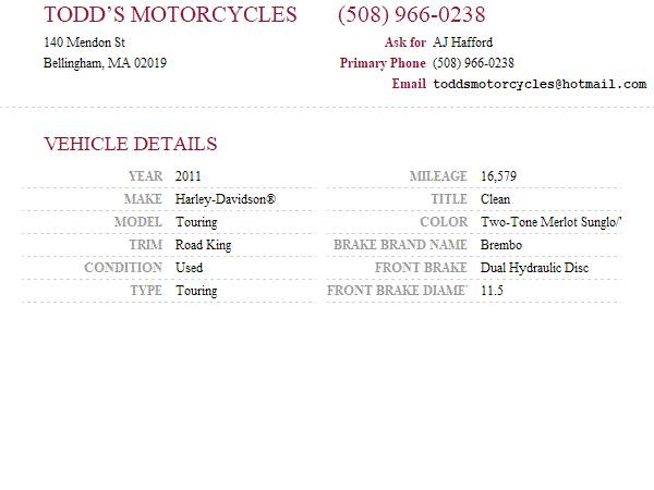 2011 Harley-Davidson, dovoz USA — foto 11 z 11