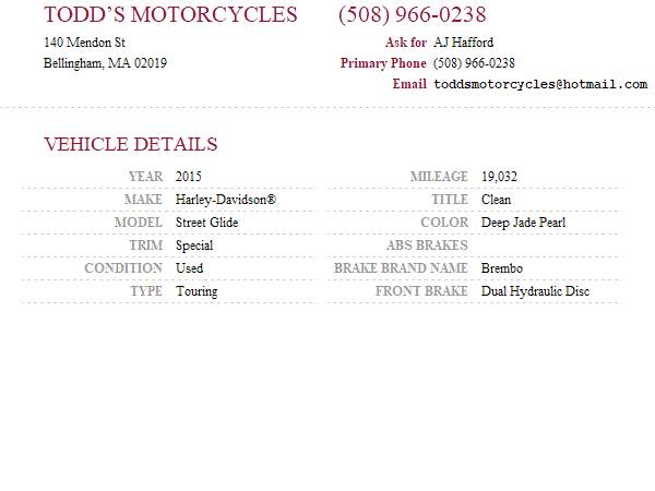 2015 Harley-Davidson, dovoz USA — foto 2 z 2
