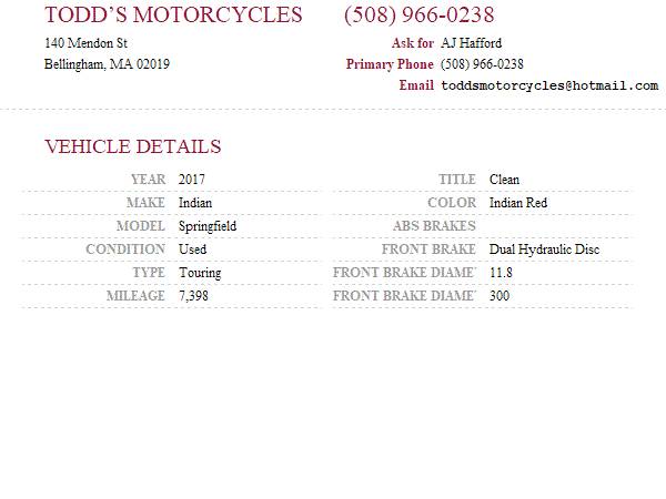 2017 Indian, červená, dovoz USA — foto 11 z 11