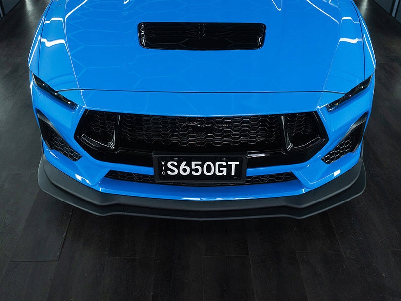 Spoiler Dokladka nárazníku - Czarny Mat FORD MUSTANG 2024-2025 GT, Ecoboost, dovoz Skladem v EU — foto 4 z 7