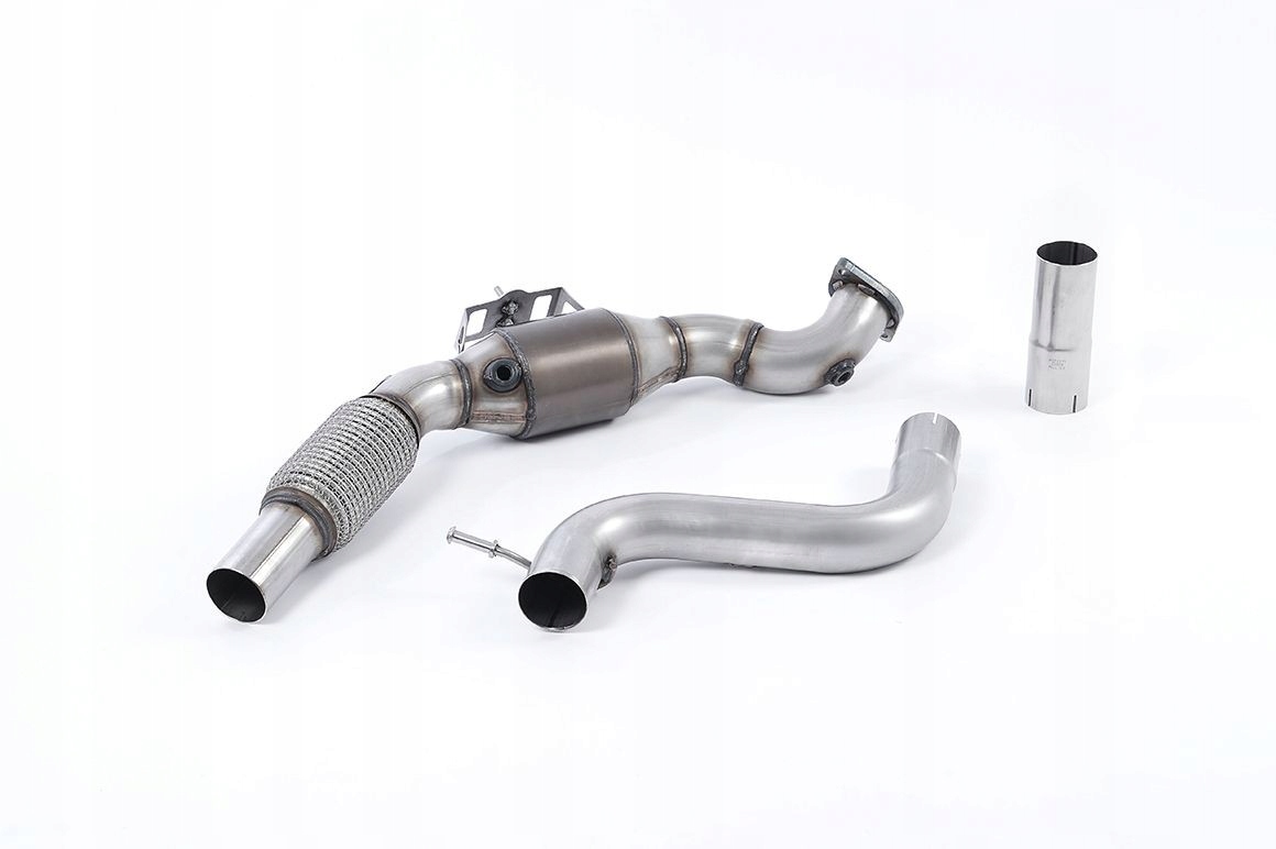 Downpipe ze sportowym katem Ford Mustang 2.3 EcoB S550 Fastback 2015 - 2018, Skladem v EU — foto 1