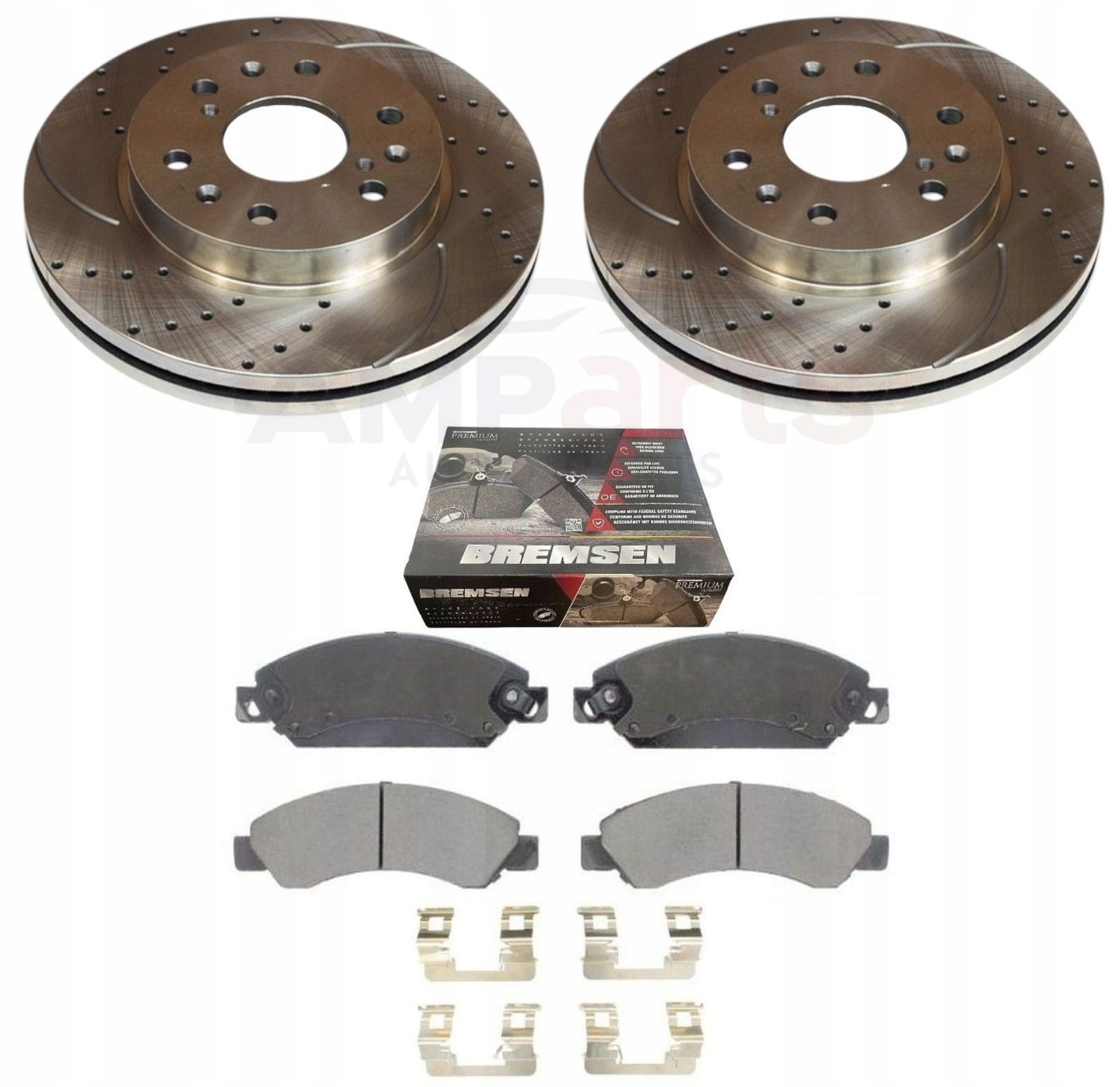 GMC Sierra 1500 2005-2007 2x Tarcze + brzdové destičky přední CERAMICZNE, Skladem v EU — foto 1