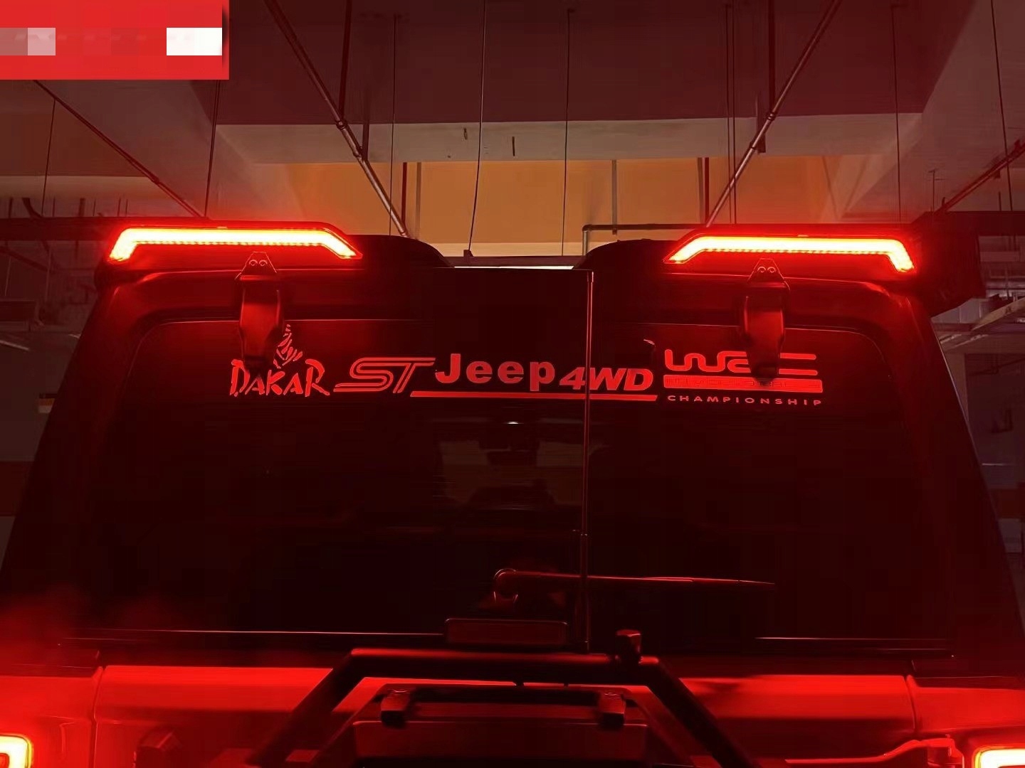 světlomety zadní w spoiler - Jeep Wrangler JL, Skladem v EU — foto 5 z 5