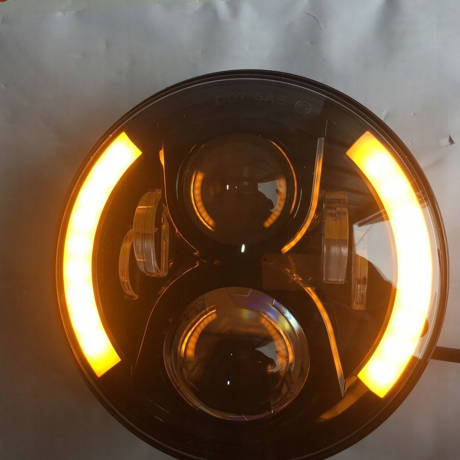 světlomety LED z DRL Jeep Wrangler - TXJ 222, Skladem v EU — foto 3 z 4