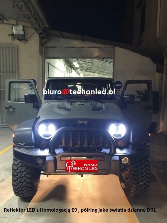 světlomety LED z DRL Jeep Wrangler - TXJ 222, Skladem v EU — foto 4 z 4