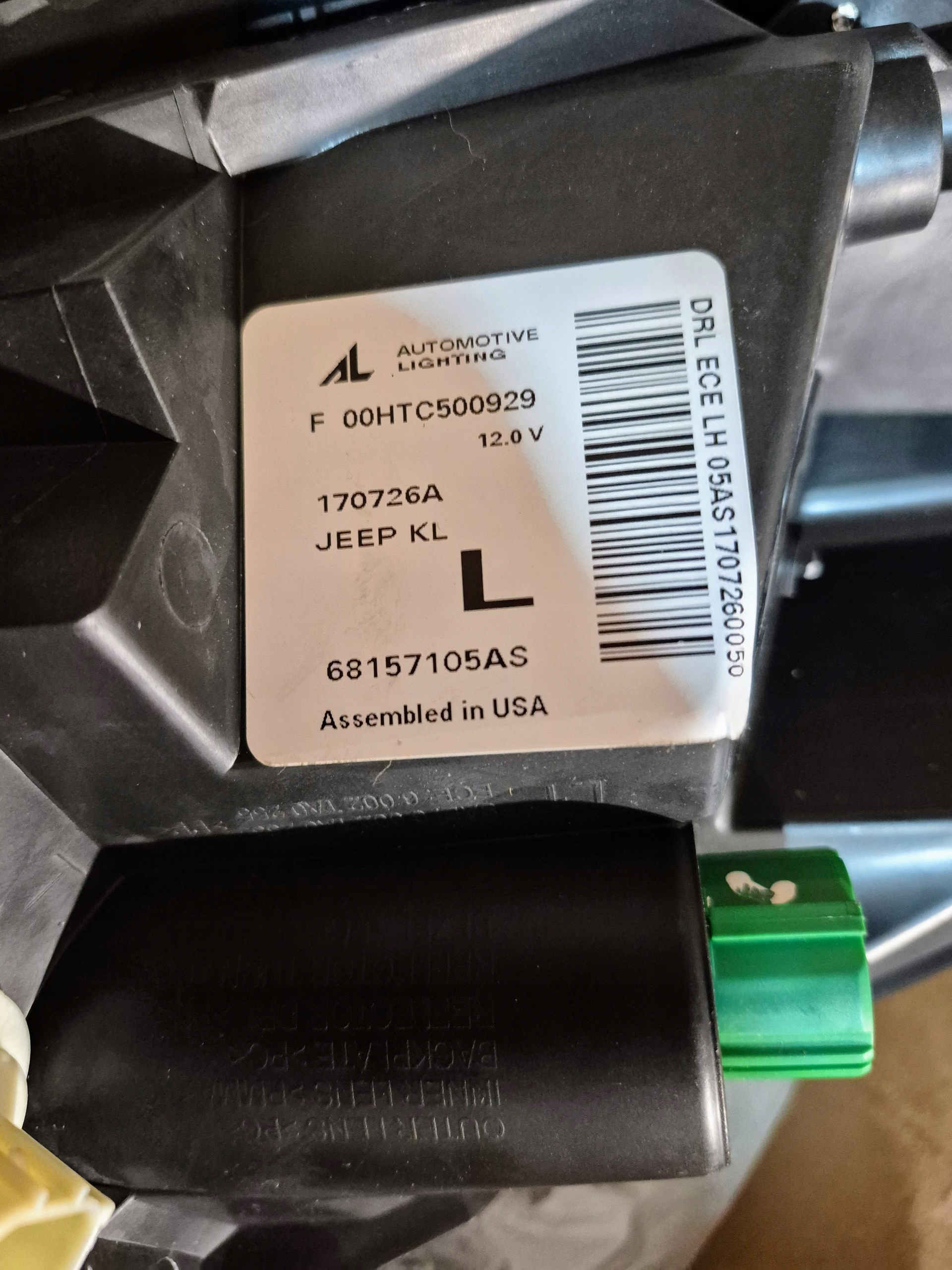přední světlomet levá světlomet led drl JEEP CHEROKEE KL 68157105AS, Skladem v EU — foto 4 z 5