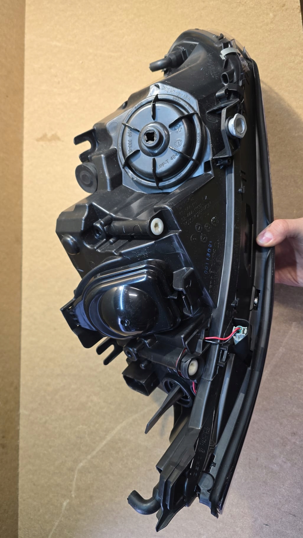 Po Próbie Montazu světlomet Depo BMW 5 E60 E61 '05-'10 pravá, dovoz Skladem v EU — foto 4 z 5