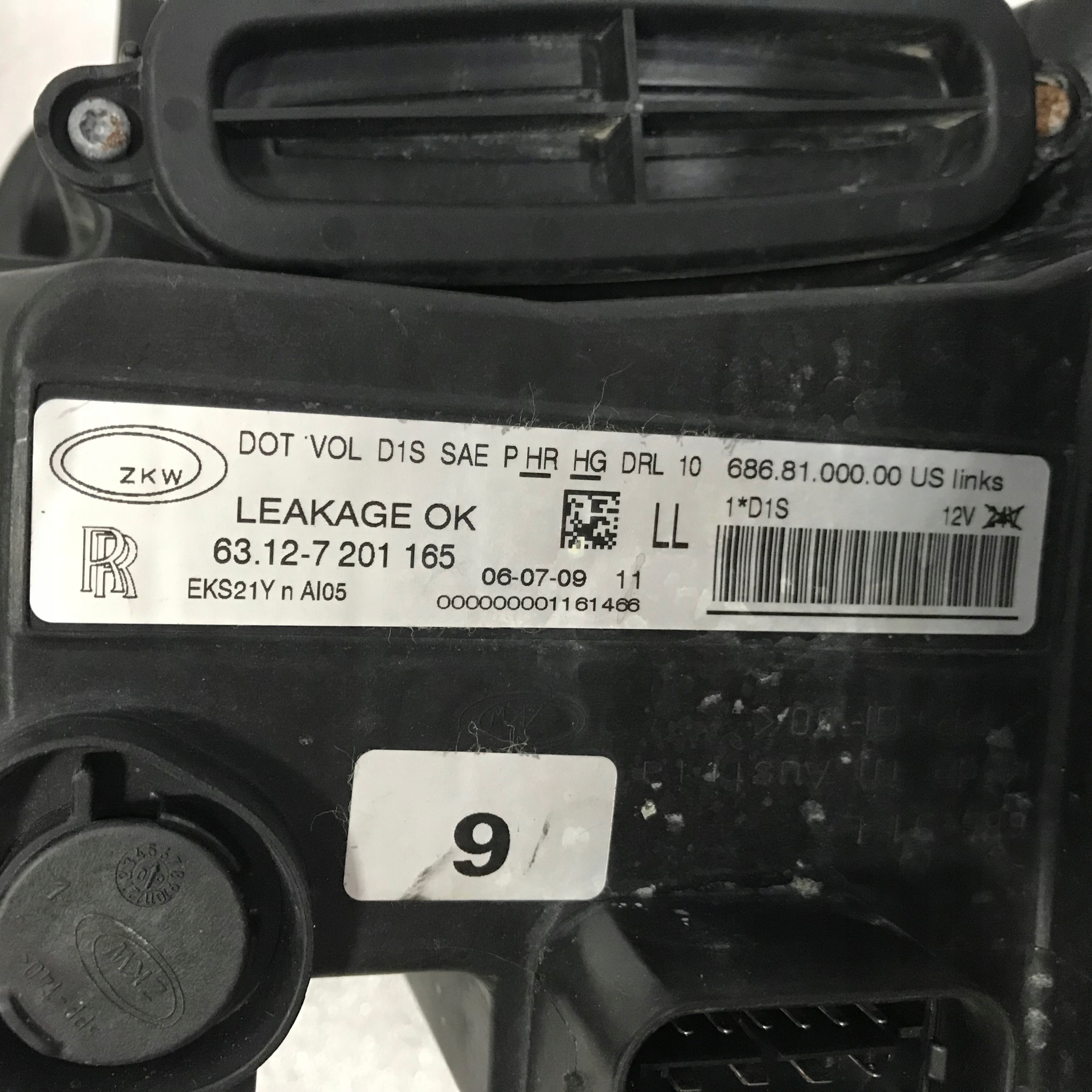 Rolls Royce Ghost světlomet Bi-xenon komplet levý i pravý - Usa, Skladem v EU — foto 10 z 10