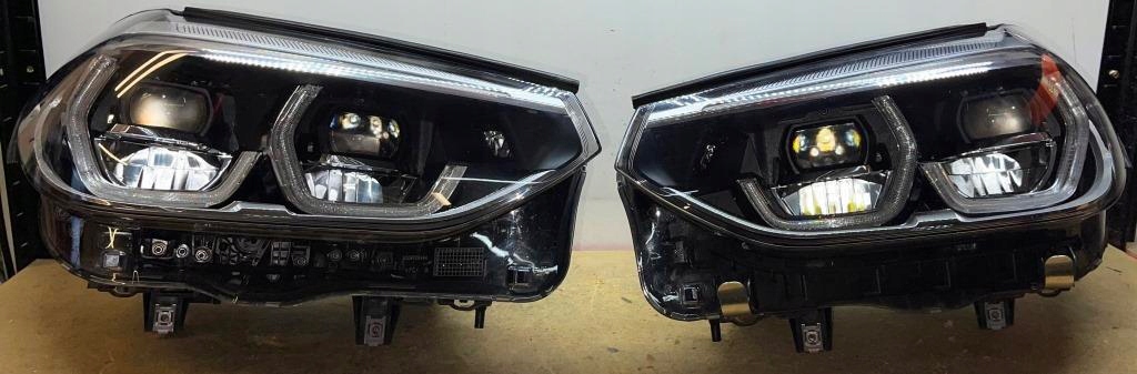 přední světlomet BMW LED elektrická regulace s nastavovači i zarówkami, dovoz Skladem v EU — foto 4 z 14