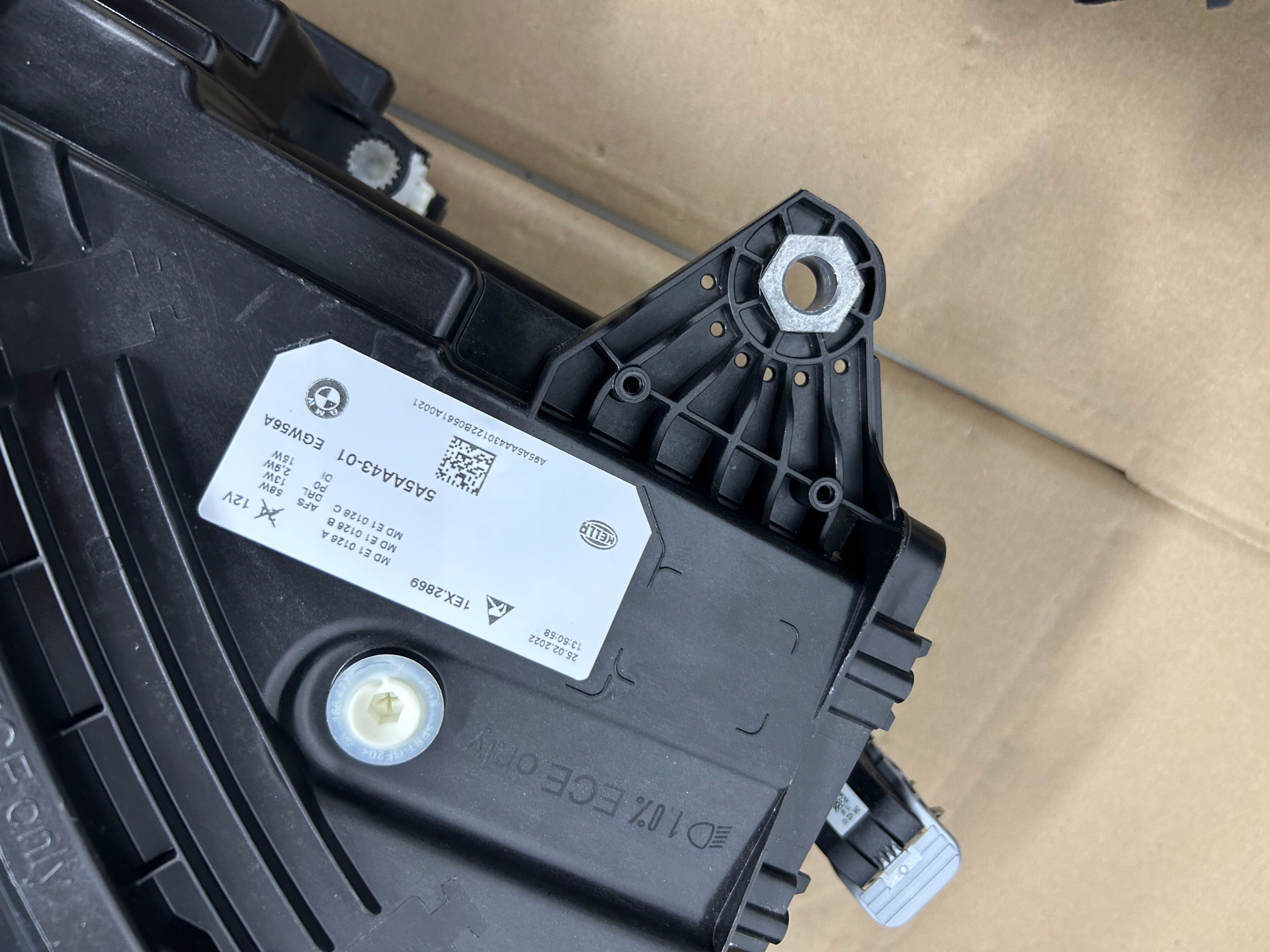 BMW OE 4A27815-01 5A5BD48-02 světlomety přední, dovoz Skladem v EU — foto 9 z 10