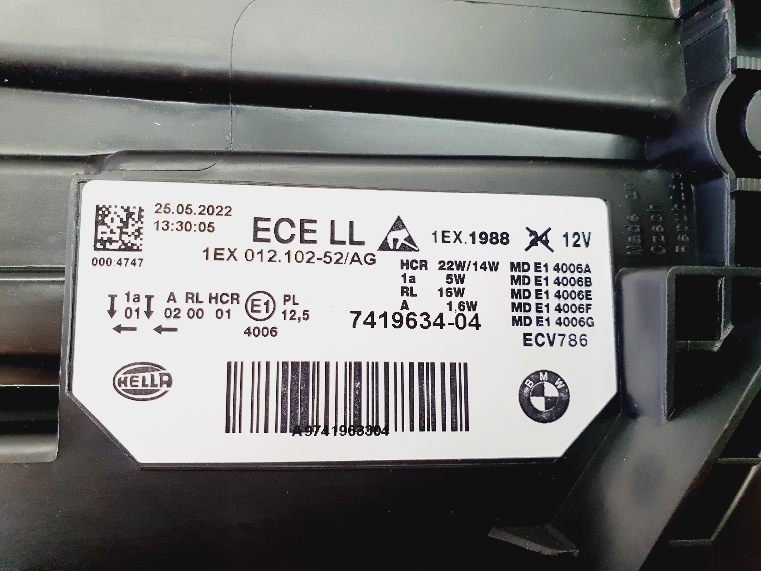 přední světlomet BMW OE LED elektrická komplet levý i pravý verze evropská, Skladem v EU — foto 12 z 15