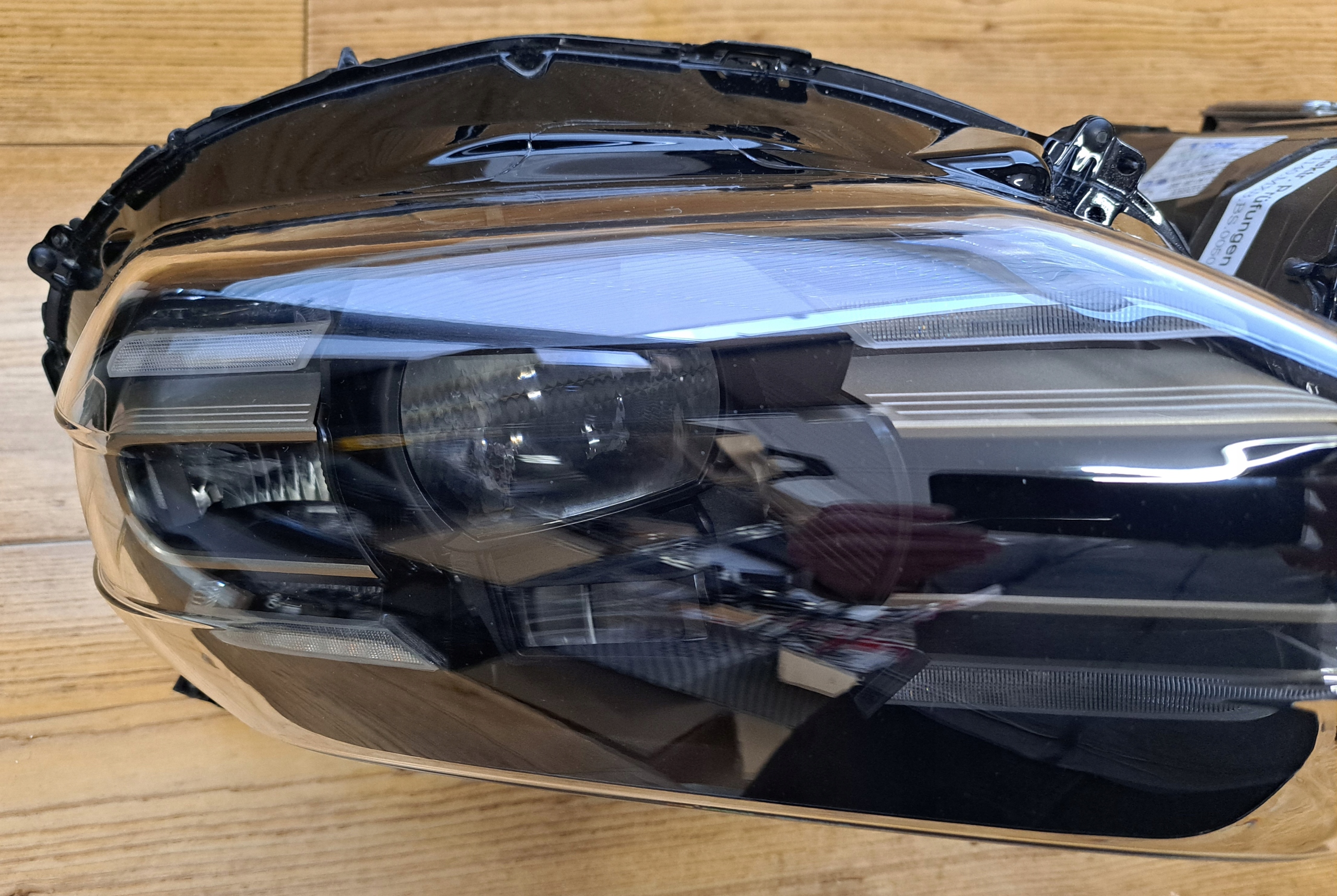 Taycan 9j1 Matrix FULL LED pravá levá Europa kompletní světlomety Zlote Ramki, dovoz Skladem v EU — foto 6 z 10