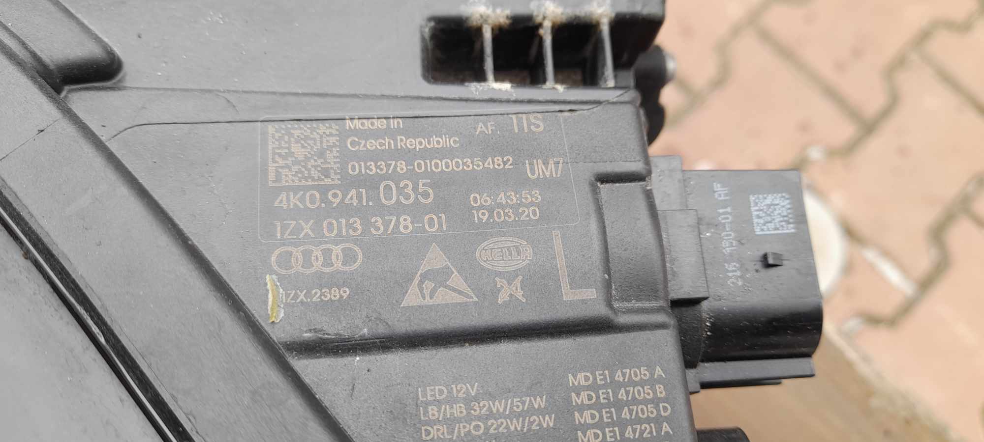 Audi OE 4K0941035 světlomet full LED, dovoz Skladem v EU — foto 6 z 6