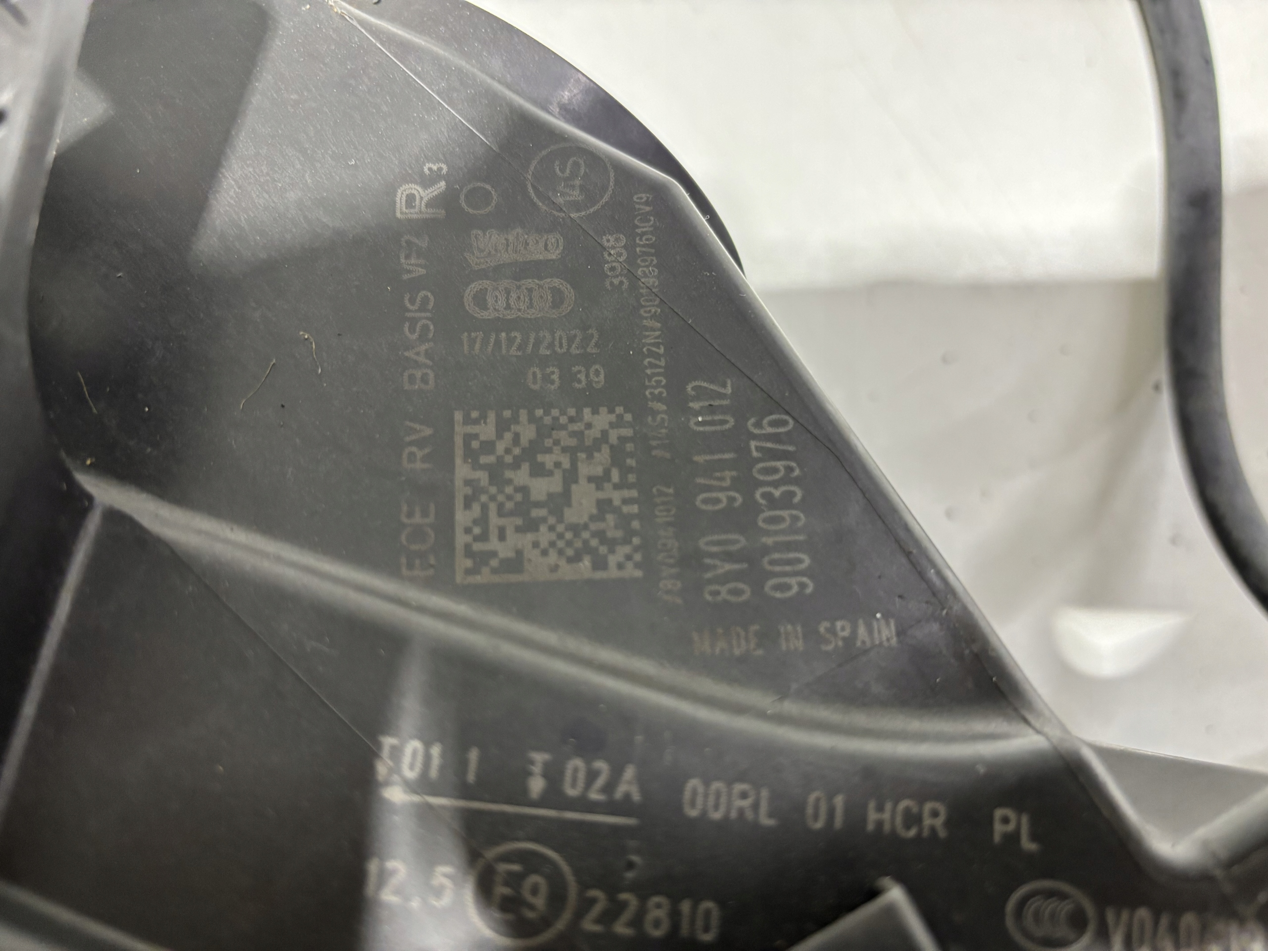 světlomet Audi A3 FULL LED 8y0 Europa pravá 8y0941012 originál, dovoz Skladem v EU — foto 5 z 5