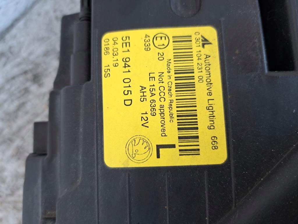 Skoda Octavia 3 světlomet levá FULL LED originál, Skladem v EU — foto 4 z 7