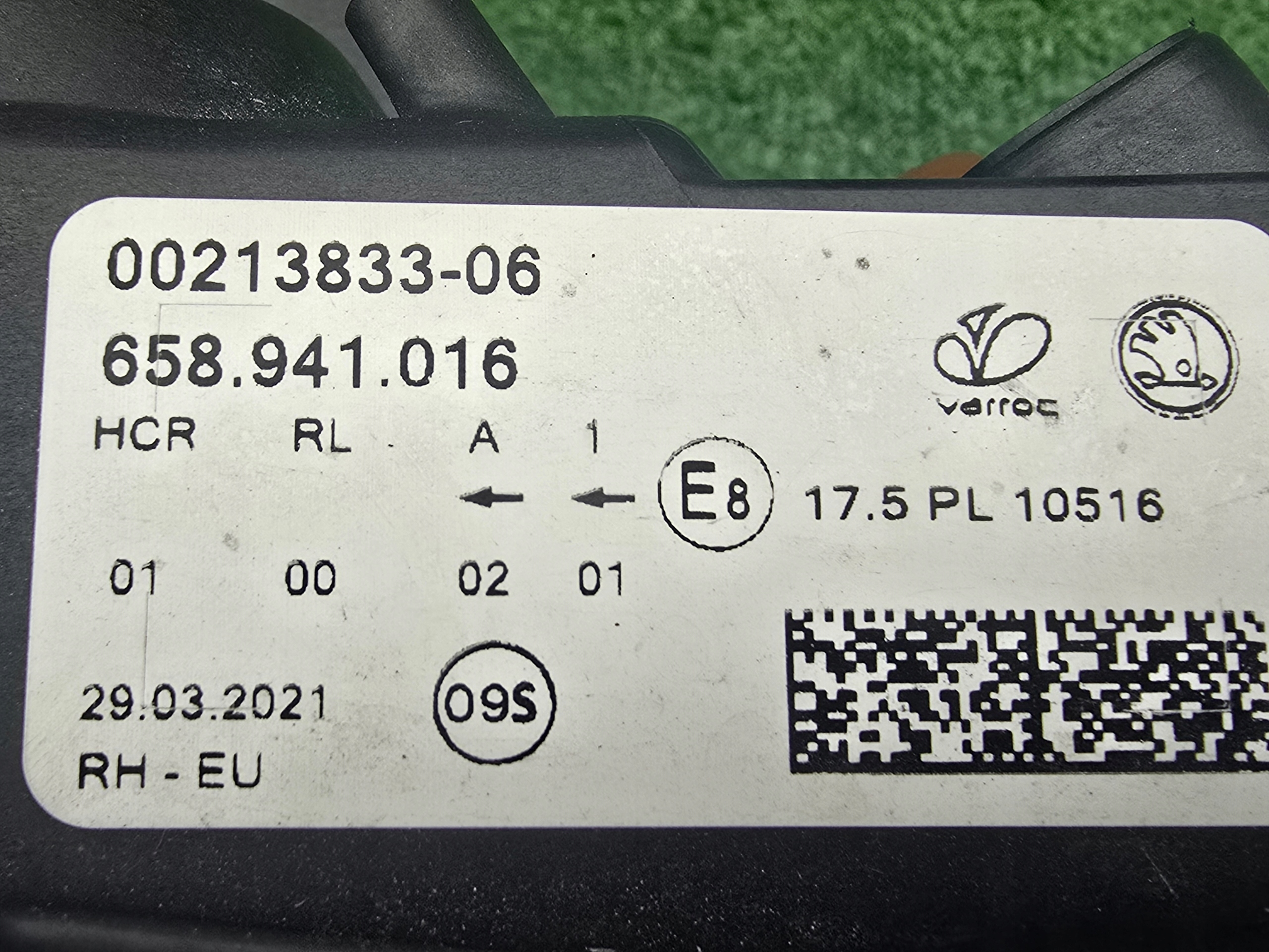 Skoda OE 658.941.016 přední světlomet, dovoz Skladem v EU — foto 5 z 5