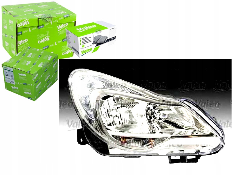 přední světlomet pravá Opel Corsa D 11-14 Valeo, Skladem v EU — foto 3 z 5