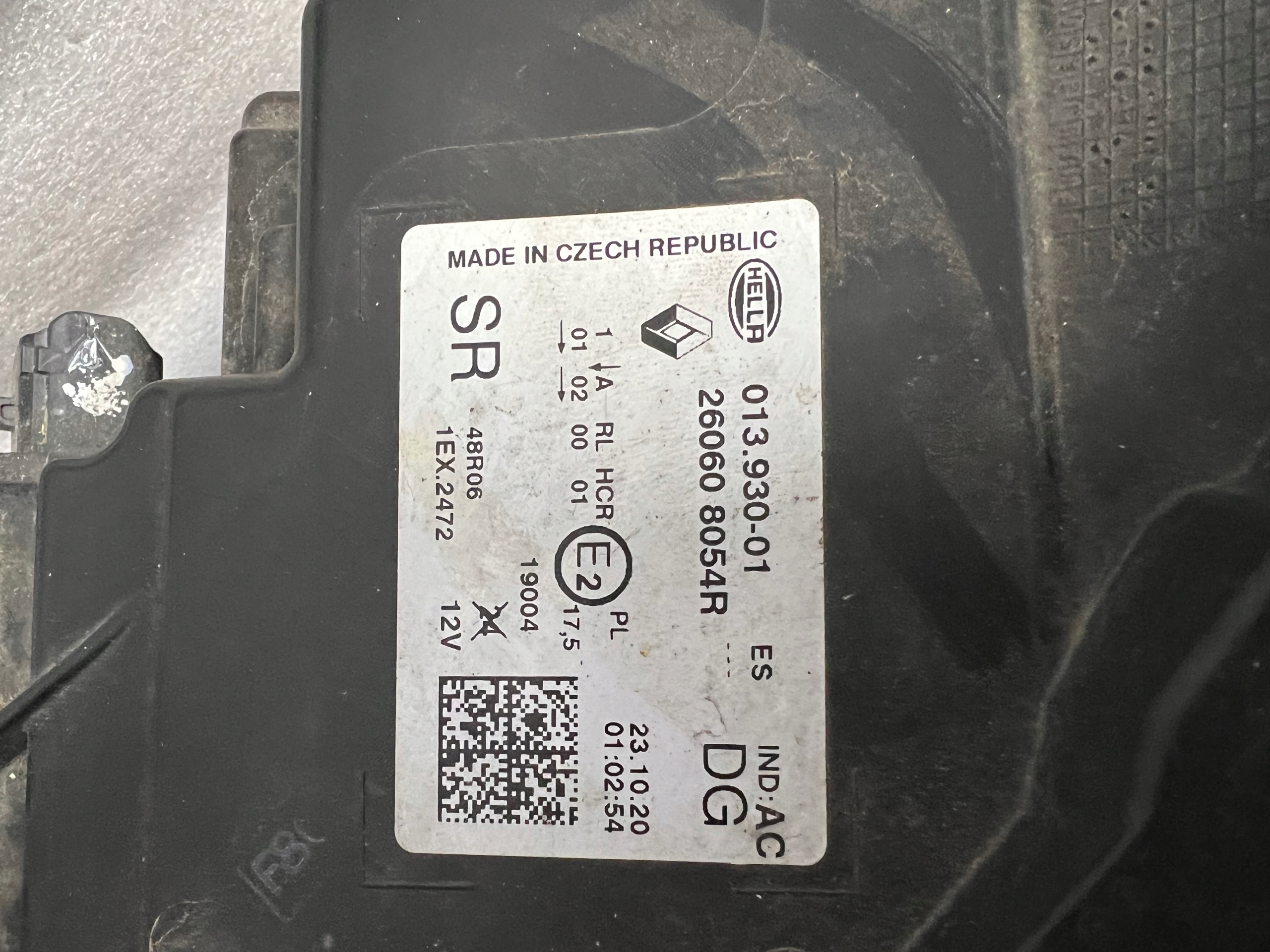 Renault OE 26 06 080 54R světlomet, Skladem v EU — foto 5 z 9