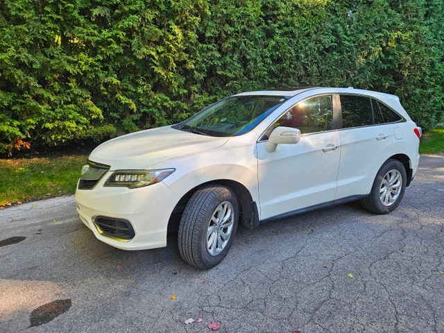 2017 Acura Rdx Tech Pkg, bílá, 157 000 km, dovoz Kanada — foto 4 z 5