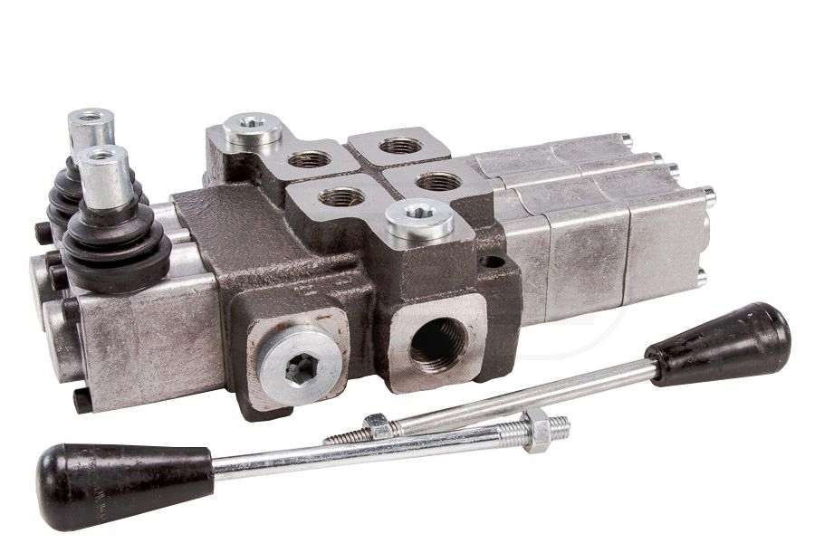 Hydraulický rozvaděč 2-sekční max przeplyw 40L Warynski, Skladem v EU — foto 1