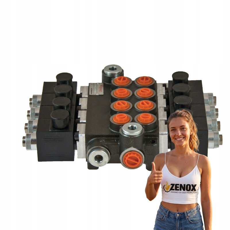 Hydraulický rozvaděč 4 sek elektrický 24V DC 04Z50 AAAA ES3 24VDC G, Skladem v EU — foto 1