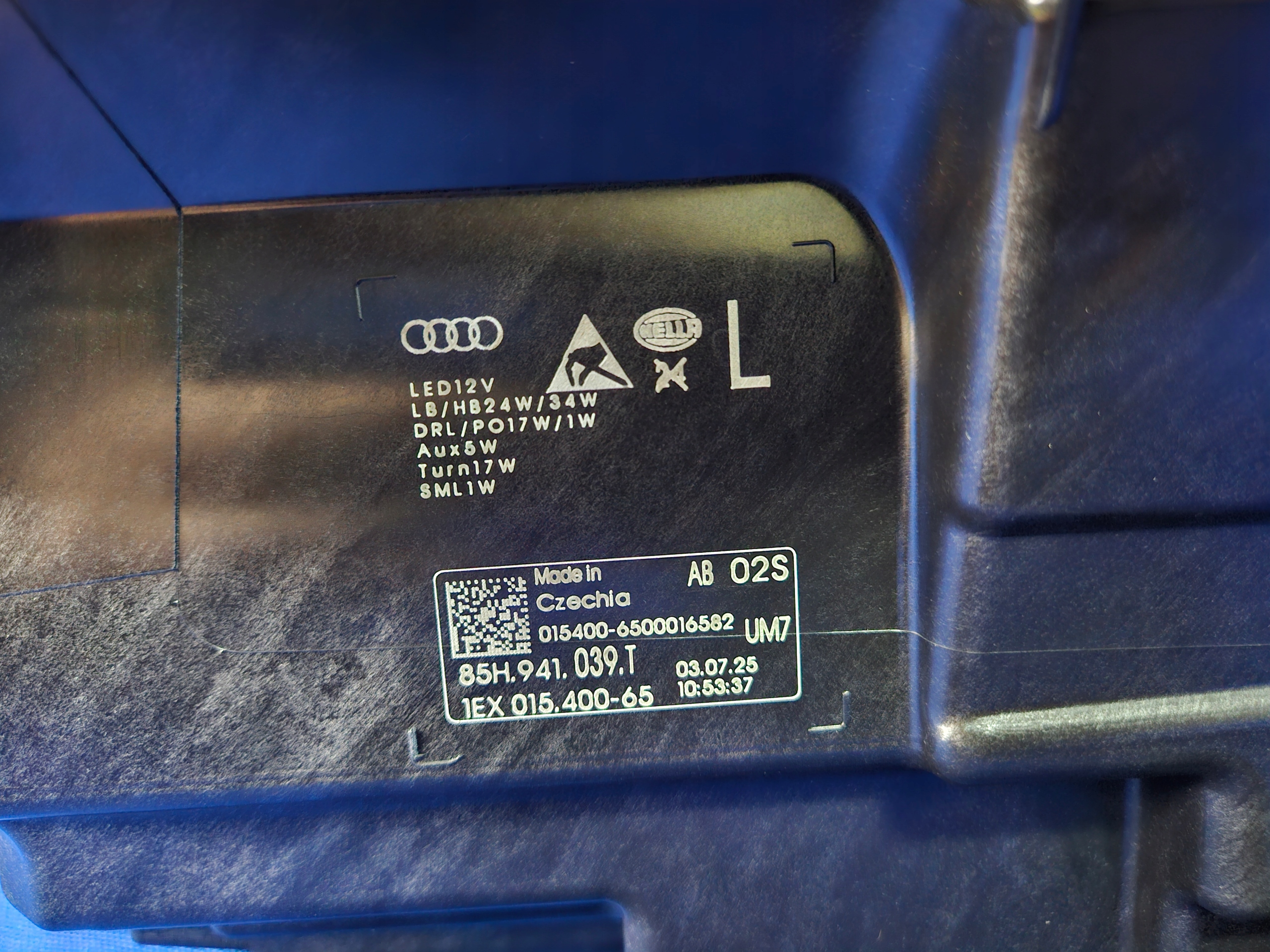 světlomet FULL LED Matrix přední levá Audi Q6 E-tron levý přední 85h941039t, Skladem v EU — foto 9 z 9