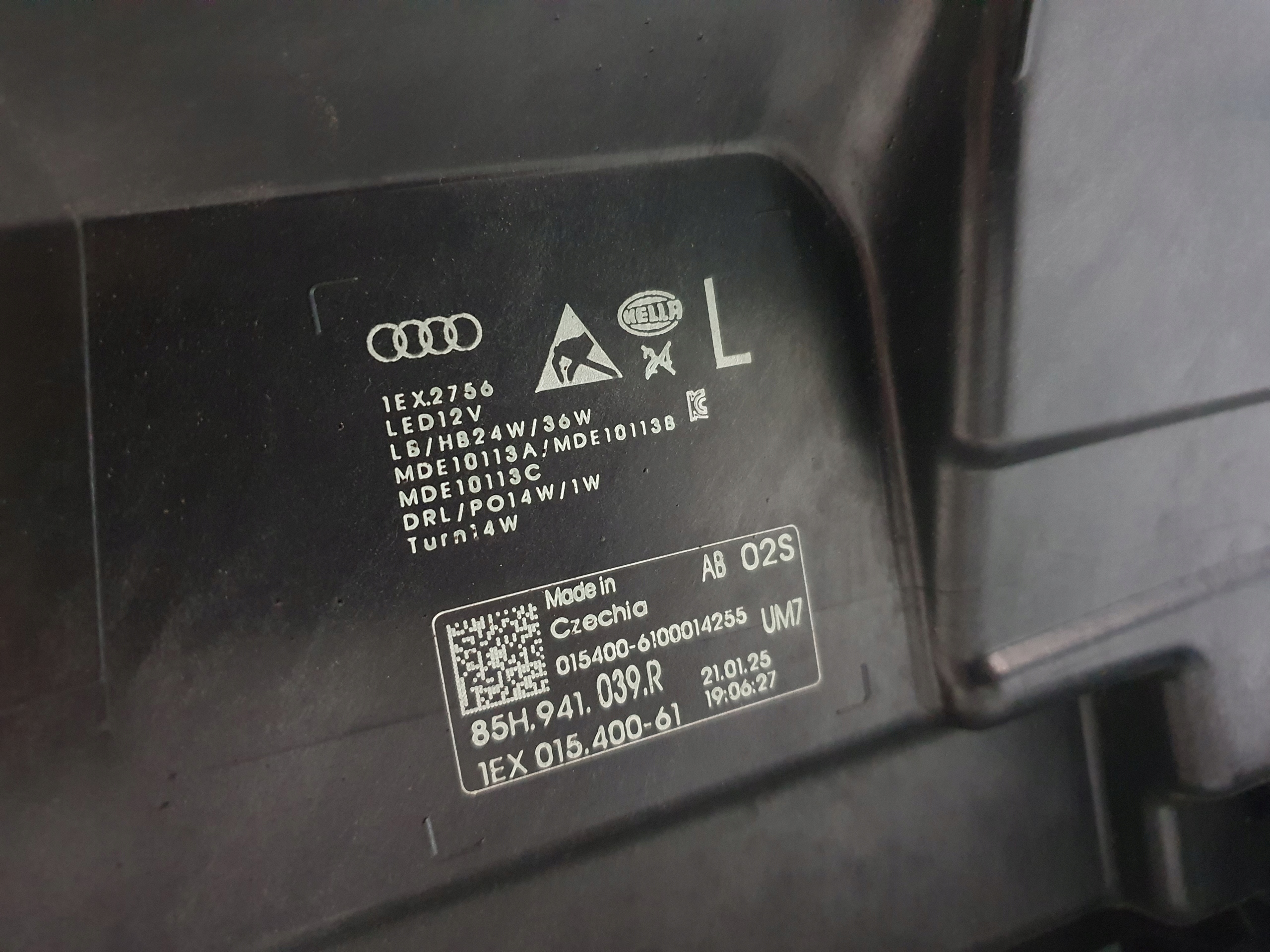 světlomet FULL LED Matrix přední levá Audi Q6 E-tron levý přední | nová OE, dovoz Skladem v EU — foto 7 z 7
