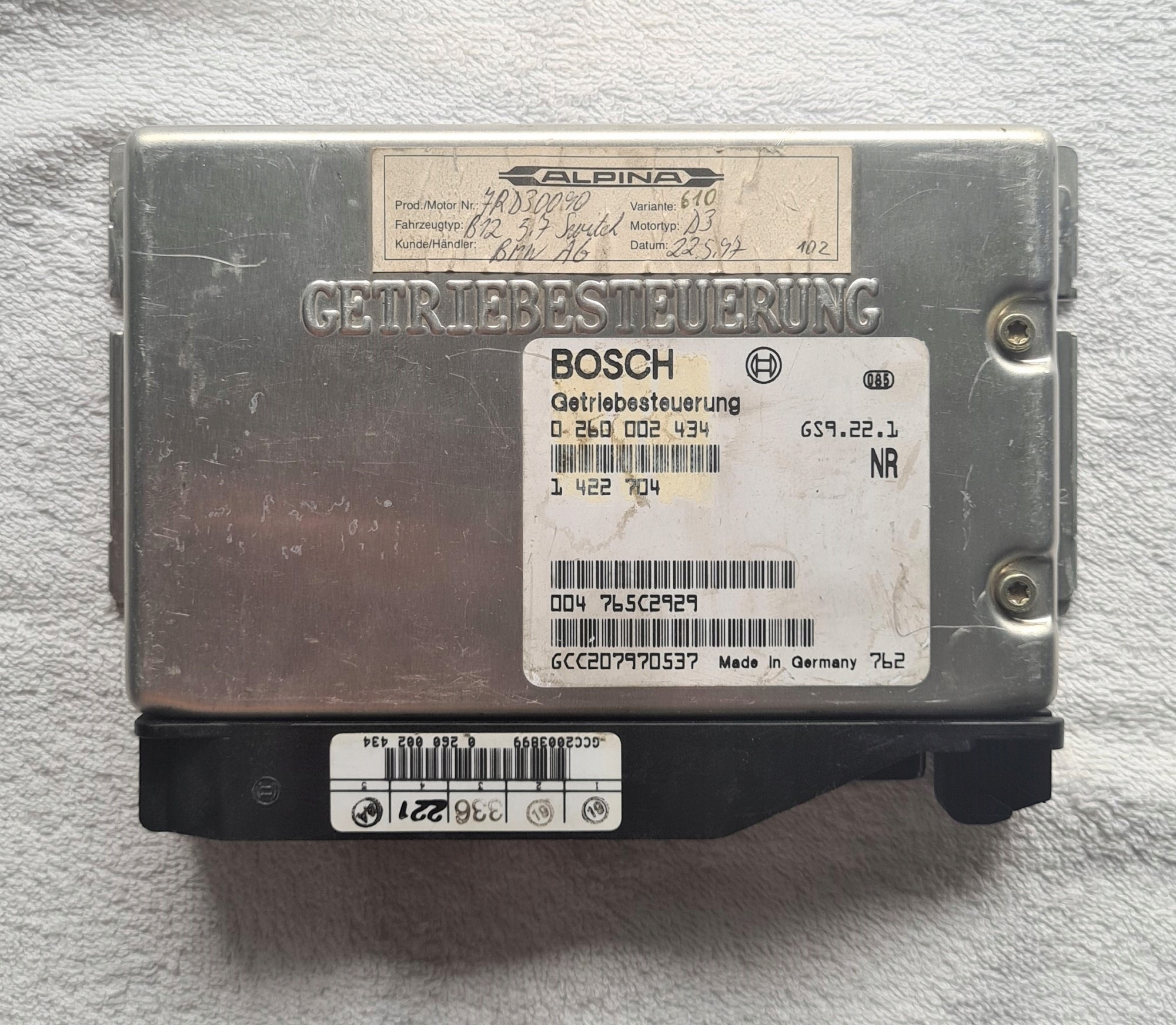 BMW E31 Komputer Alpina B12 - 0260002434 1422704, dovoz Skladem v EU — foto 1