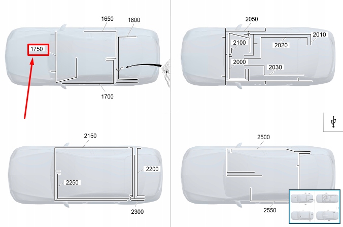 MERCEDES-BENZ S W223 svazek vedení kamery wielofunkcyjnej A2235400729, Skladem v EU — foto 1