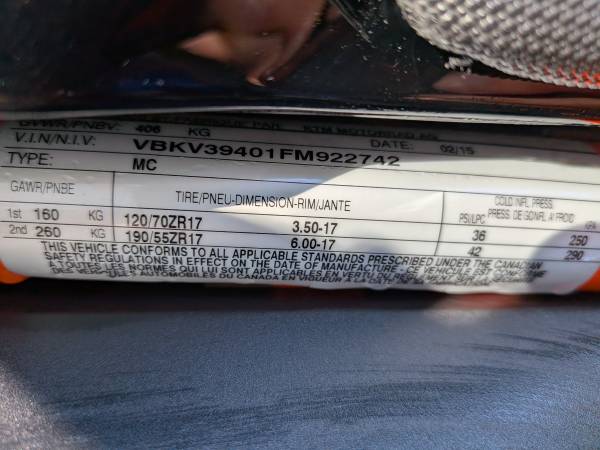 2015 KTM, dovoz USA — foto 8 z 10