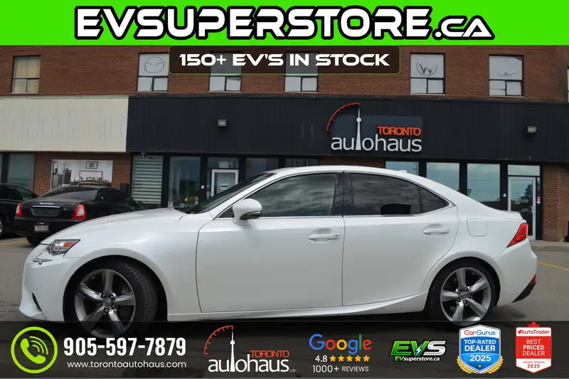2015 Lexus IS 350 EXECUTIVE PACKAGE, bílá, 145 923 km, dovoz Kanada — foto 11 z 12