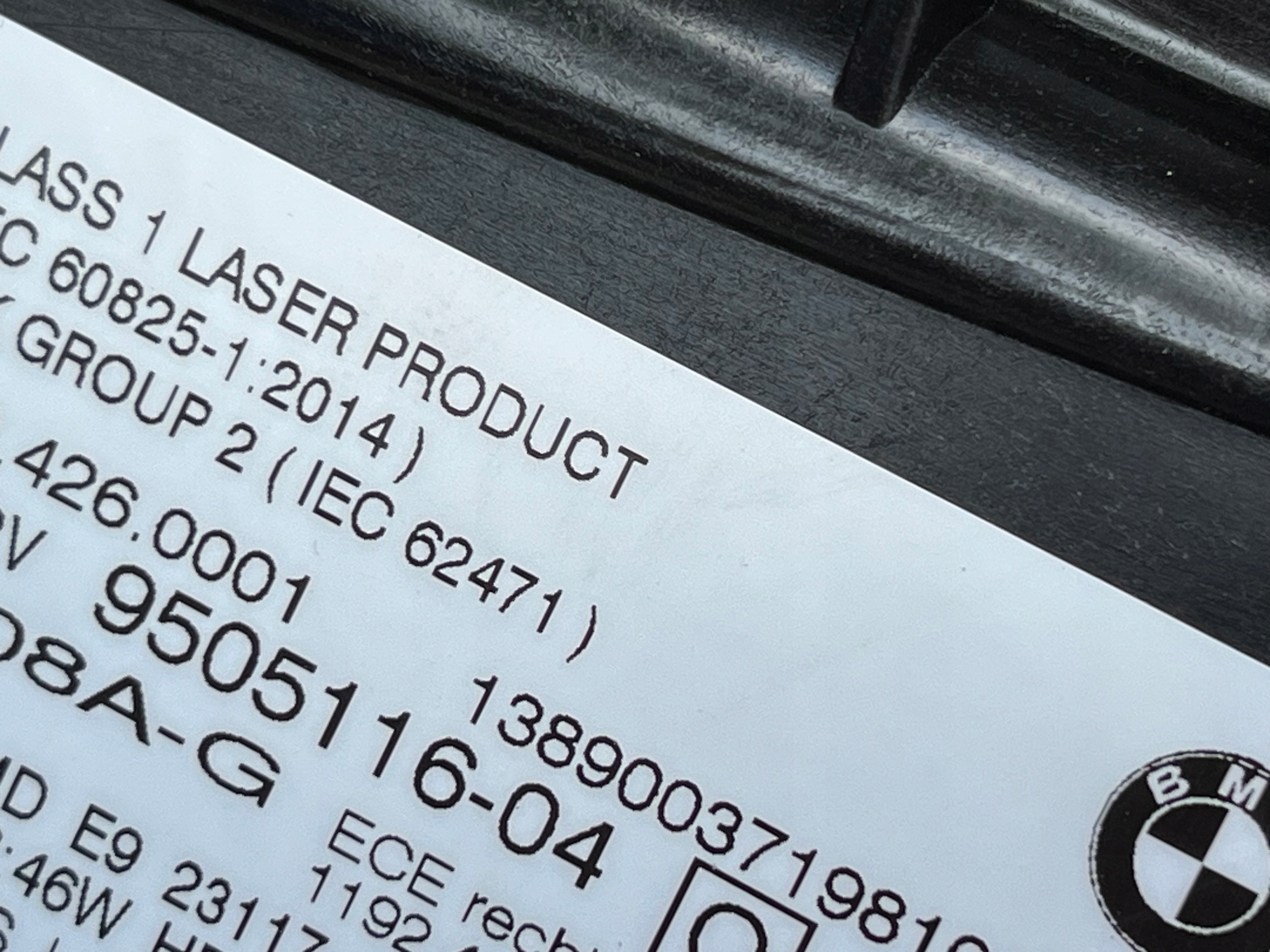 Laserový světlomet — BMW M3, černá, dovoz Skladem v EU — foto 8 z 11