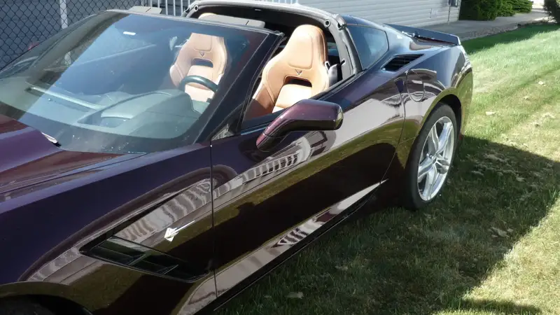 2017 Chevrolet Corvette Stingray, béžová, 28 500 km, dovoz Kanada — foto 2 z 10