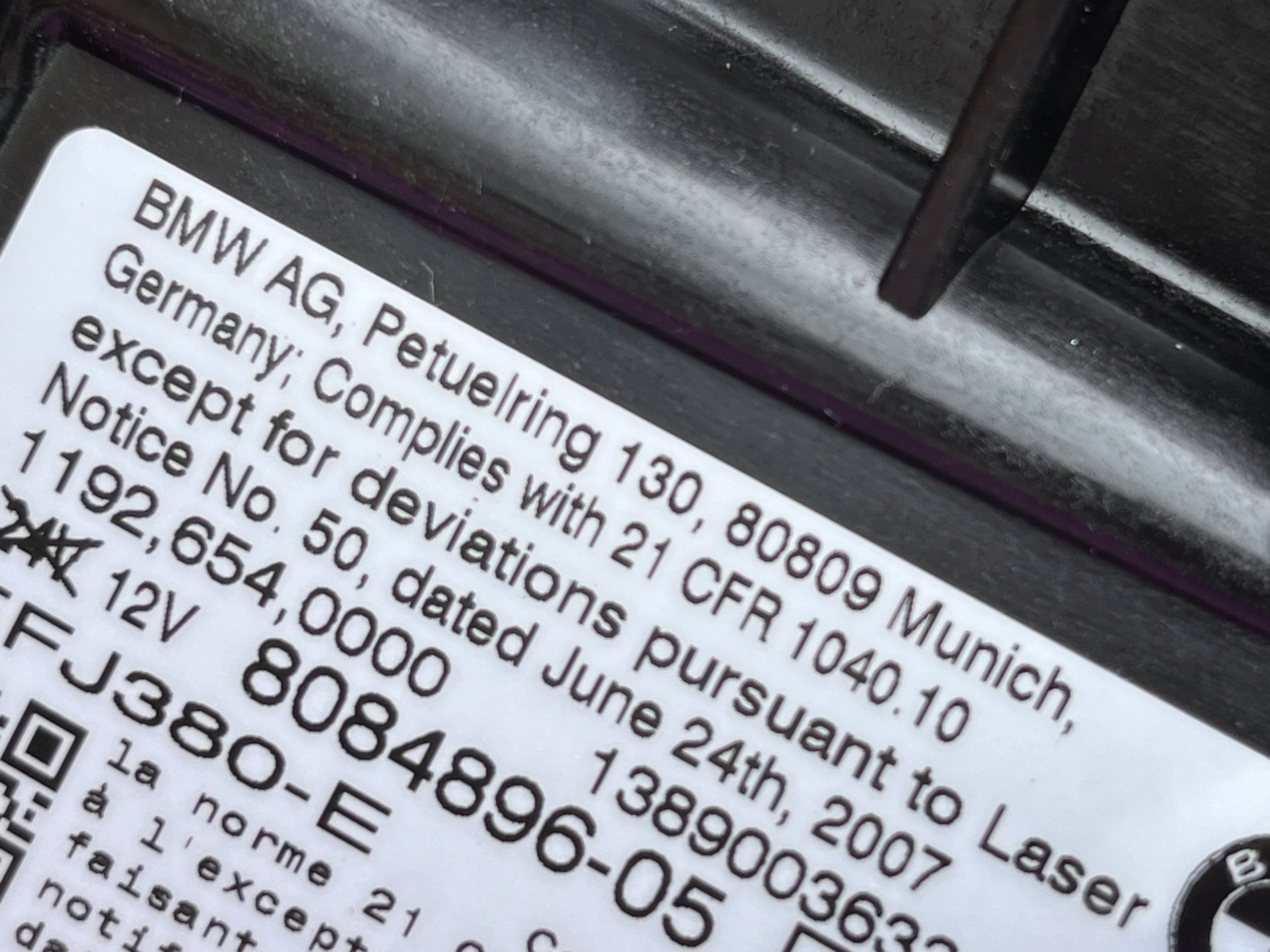 Světlomet — BMW M4, černá, dovoz Skladem v EU — foto 12 z 13