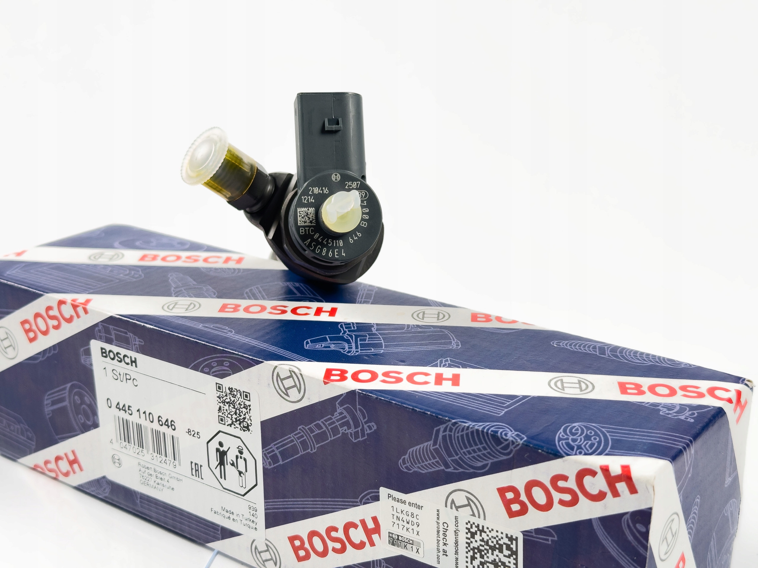 Vstřikovač Bosch 0445110368 — Audi A3 2.0 TDI, dovoz Skladem v EU — foto 5 z 8