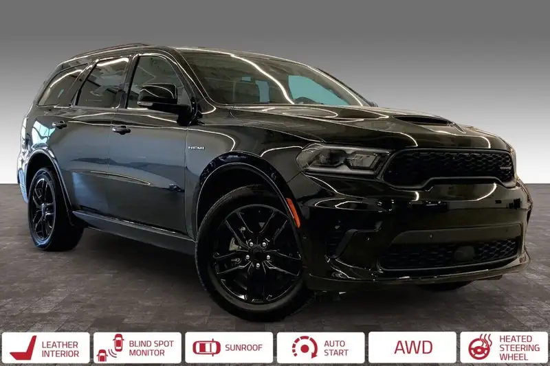 2025 Dodge Durango, černá, 75 615 km, dovoz Kanada — foto 2 z 12