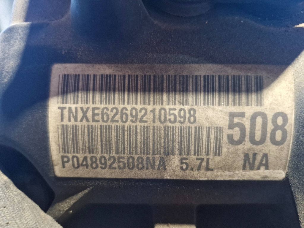 T0h543457 Dodge Charger Engine, Skladem v EU — foto 1