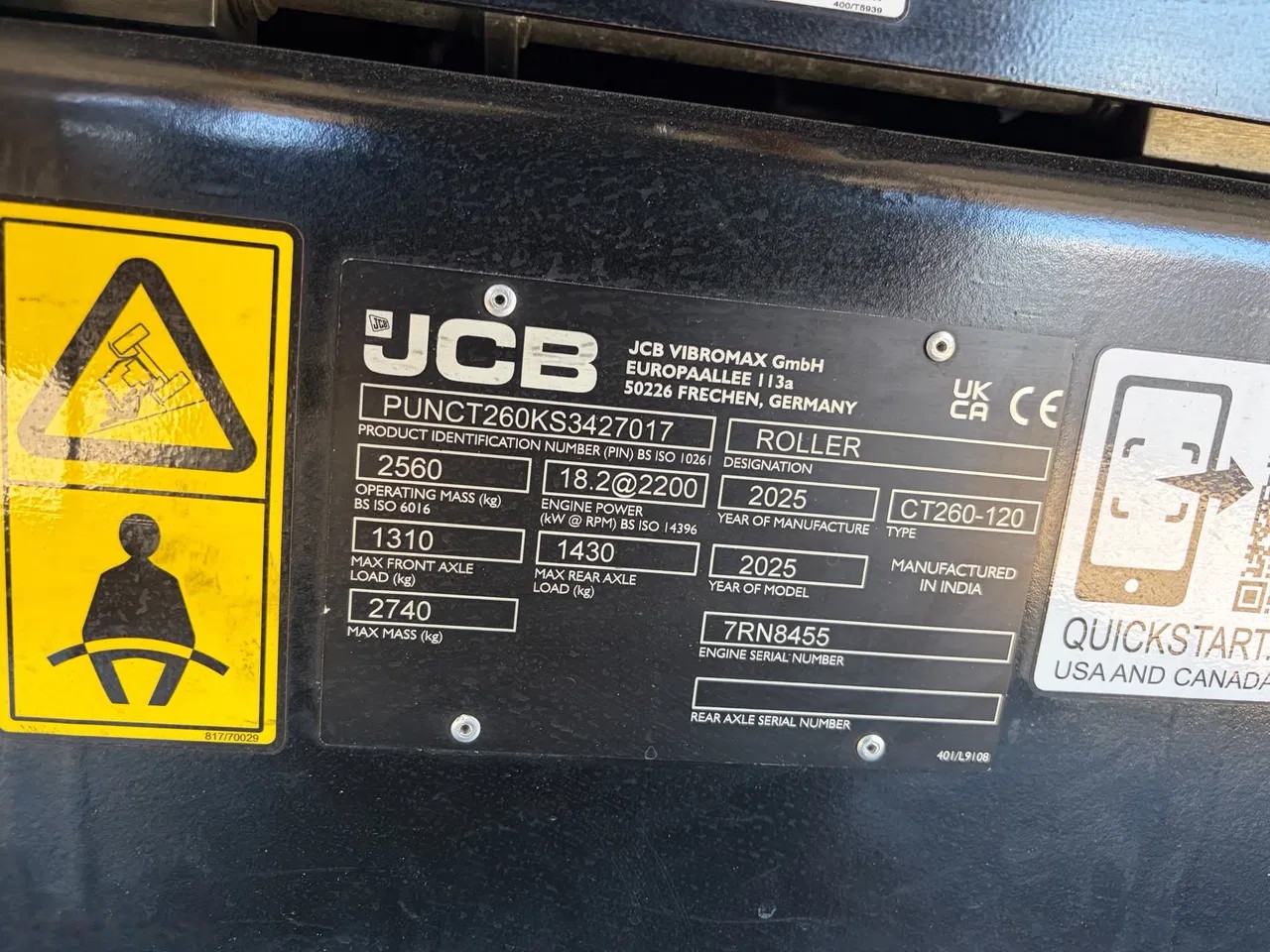 2025 JCB CT, 30 mth, dovoz Skladem v EU — foto 7 z 12