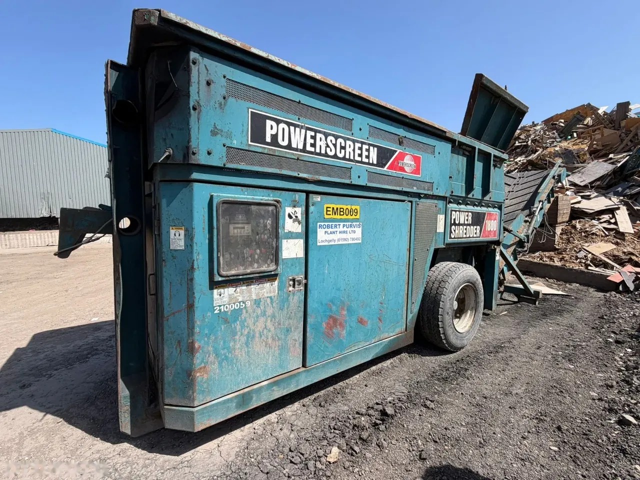 2004 Powerscreen Powershredder 1800, 2 500 mth, dovoz Skladem v EU — foto 2 z 16
