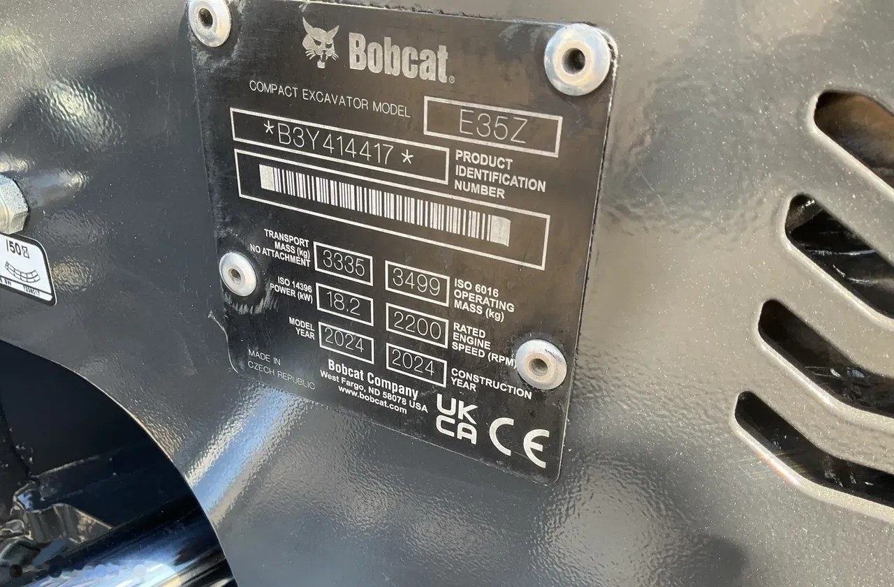 2024 Bobcat e35, 730 mth, dovoz Skladem v EU — foto 12 z 12