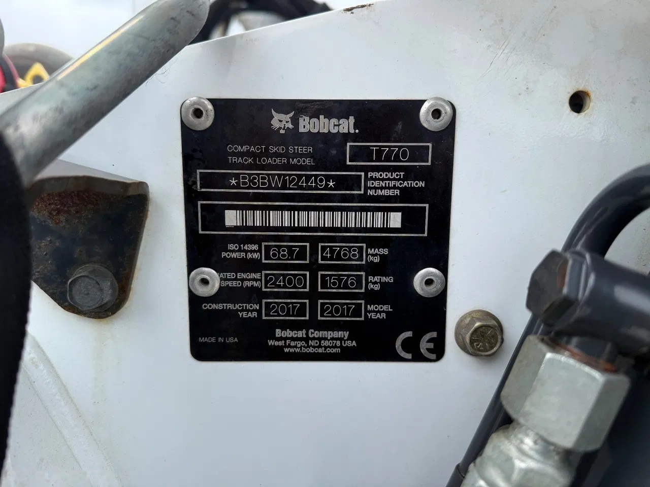 2017 Bobcat T770, 6 940 mth, dovoz Skladem v EU — foto 9 z 17